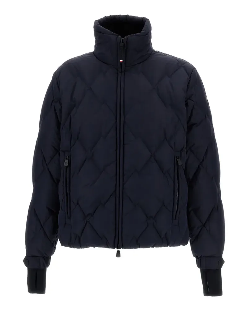 Moncler Gesteppte Jacke mit Stehkragen - Blau Blau