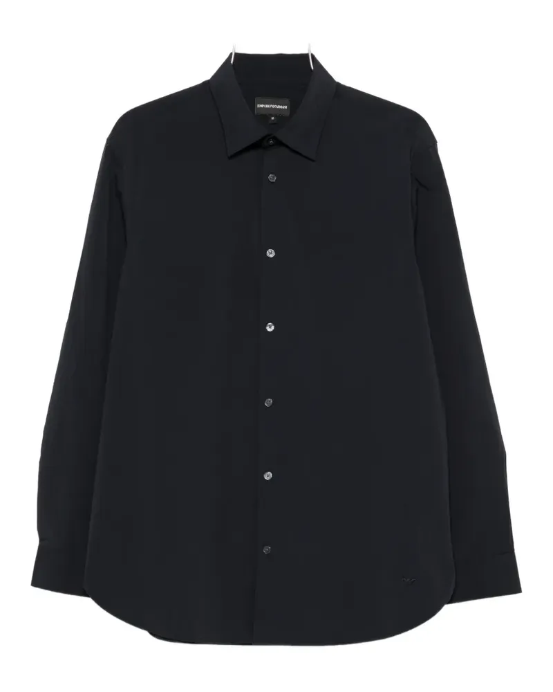 Emporio Armani button-up long-sleeve shirt - Blau Blau