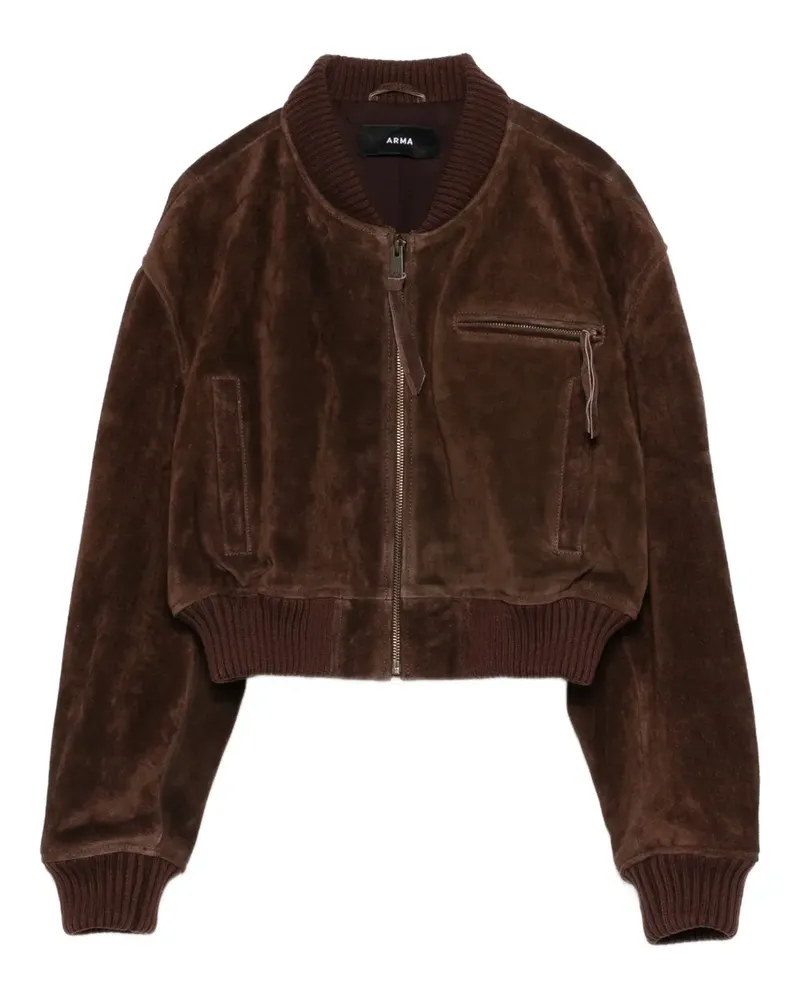 Arma Ekettra zipped pocket jacket - Braun Braun