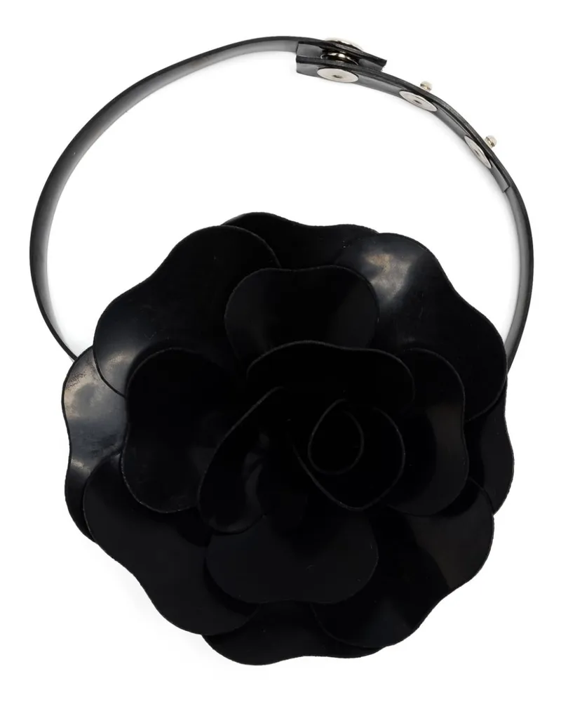 Philosophy Di Lorenzo Serafini Choker mit Applikationen Schwarz