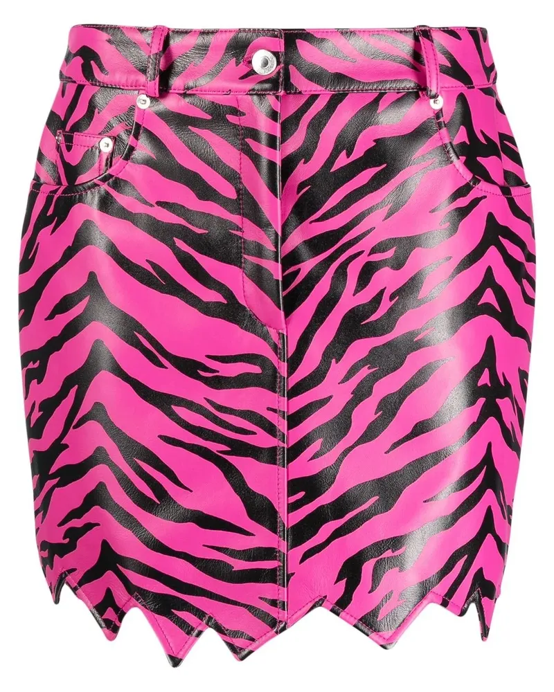 Moschino Rock mit Tiger-Print - Rosa Rosa