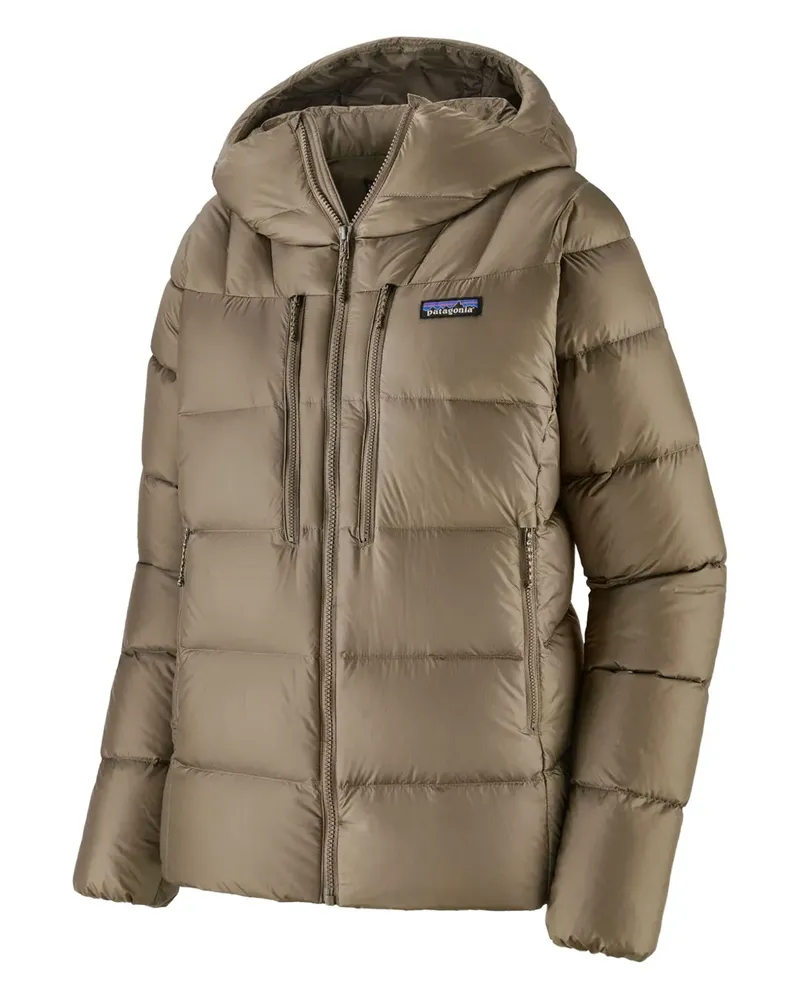 Patagonia hooded quilted puffer jacket - Nude Nude