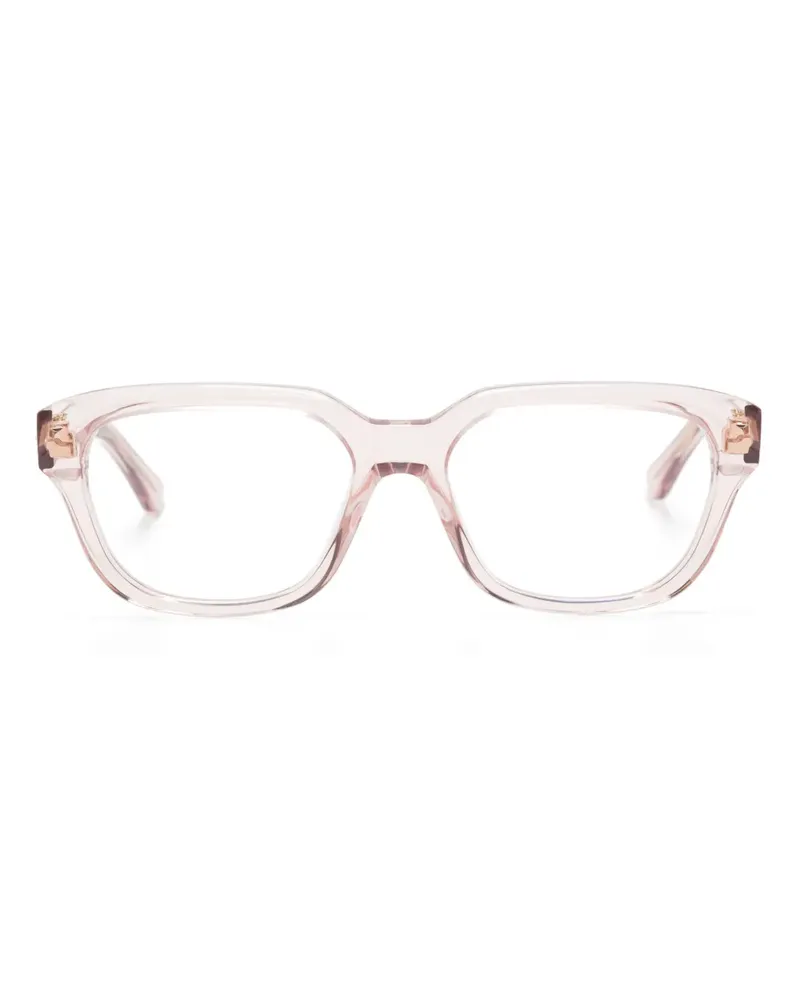 Chloé Brille mit Logo-Print - Rosa Rosa