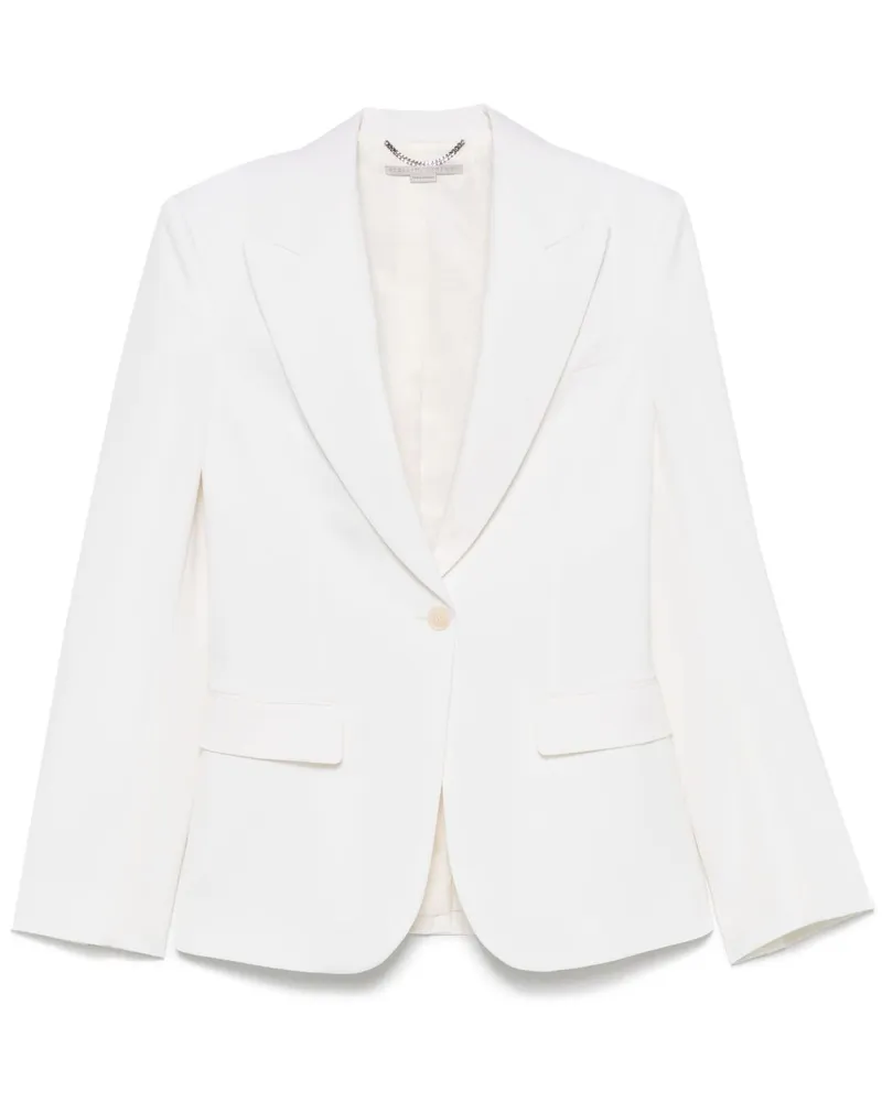 Stella McCartney Einreihiges Sakko - Weiß Weiß