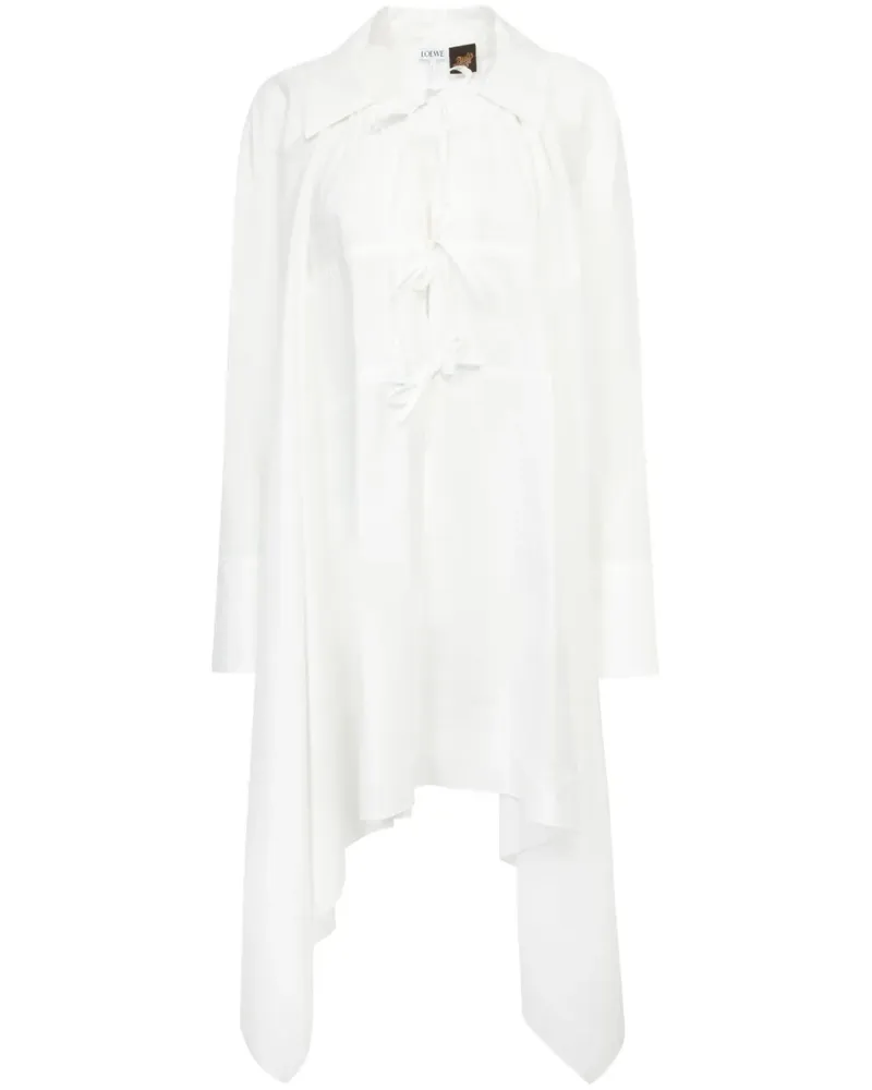 Loewe Kleid aus Baumwollgemisch - Weiß Weiß