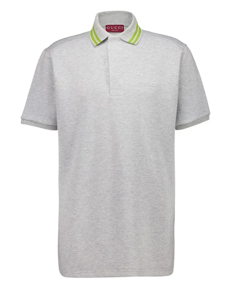 Gucci Poloshirt mit kurzen Ärmeln - Grau Grau