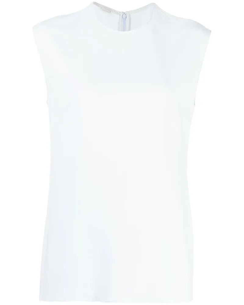 Stella McCartney Bluse mit angeschnittenen Ärmeln - Blau Blau
