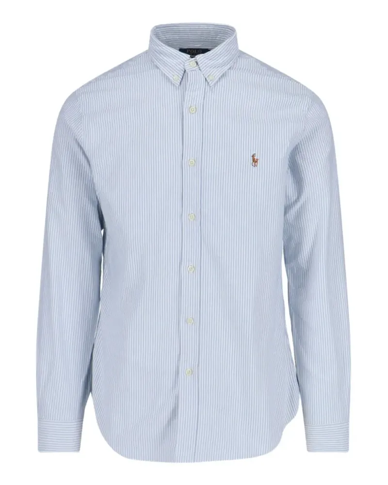 Ralph Lauren striped-pattern shirt - Blau Blau