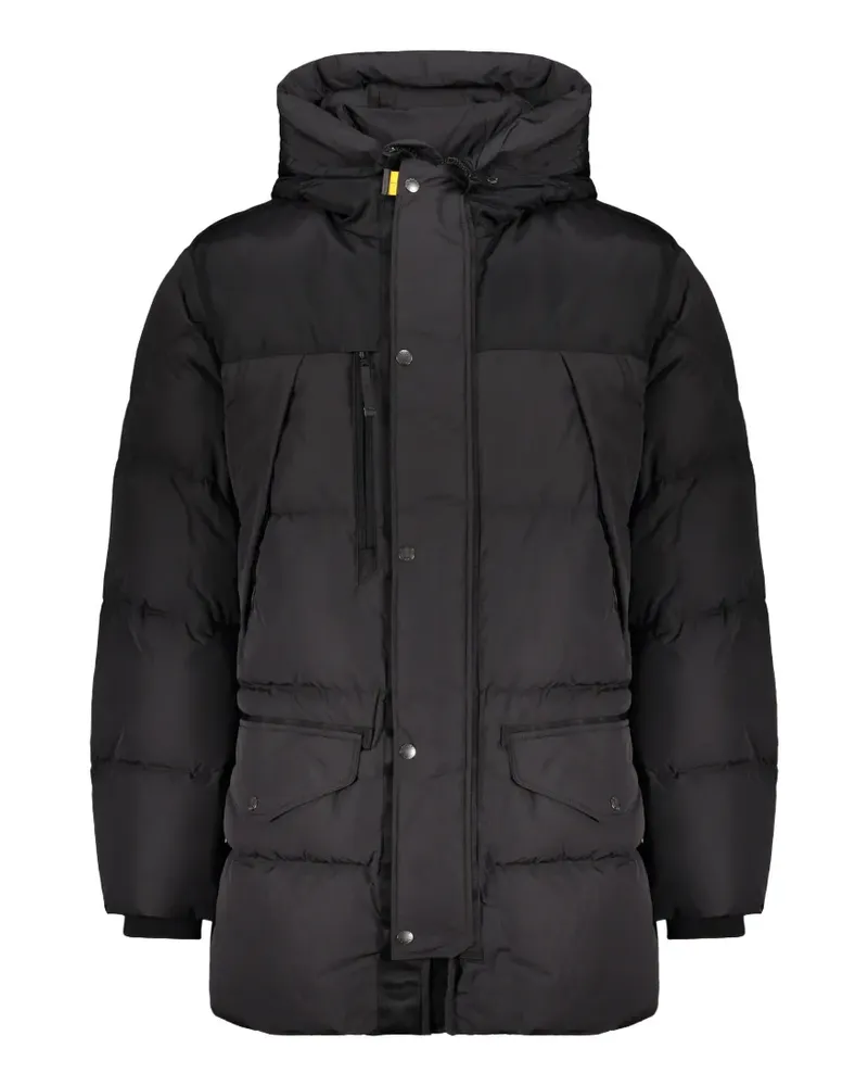 Parajumpers quilted hooded parka - Schwarz Schwarz