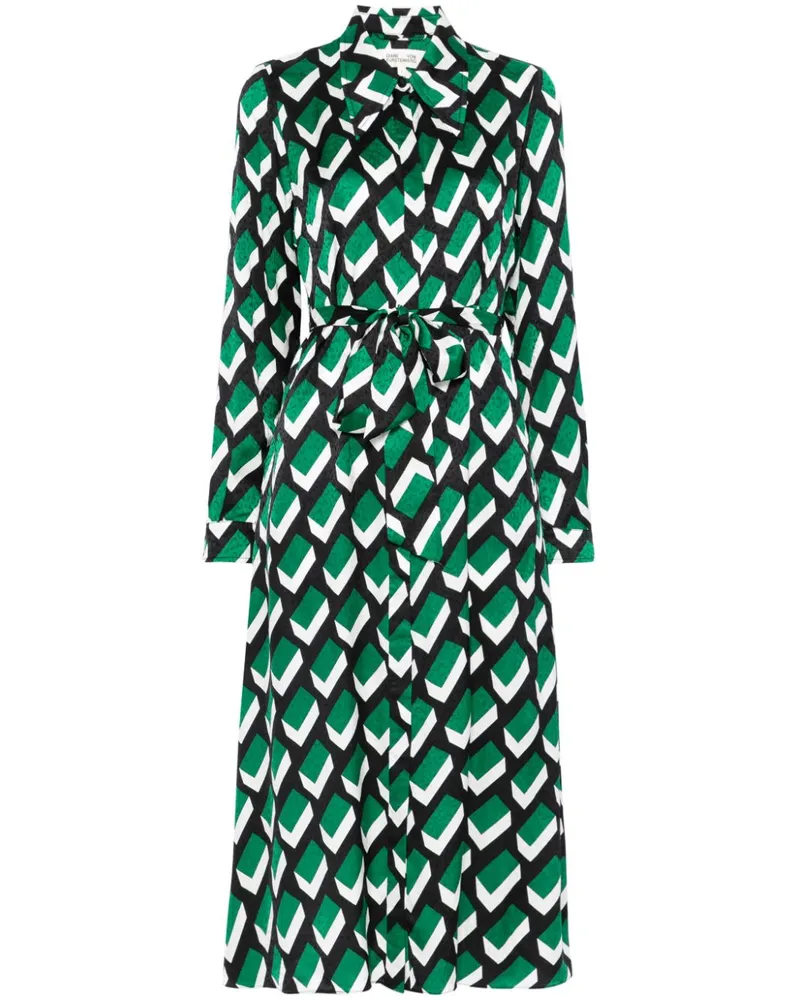 Diane von Furstenberg Gizelle Midikleid - Grün Grün