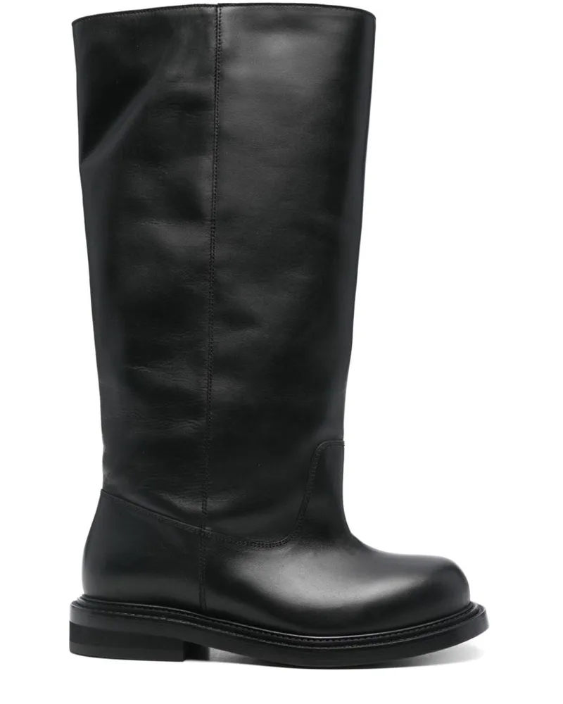 Moschino Klassische Stiefel - Schwarz Schwarz