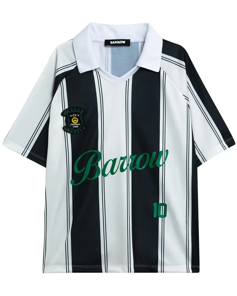 BARROW Gestreiftes T-Shirt - Schwarz Schwarz