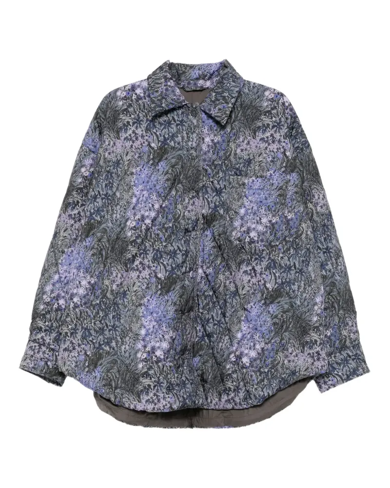JNBY Mantel mit Blumen-Print - Blau Blau