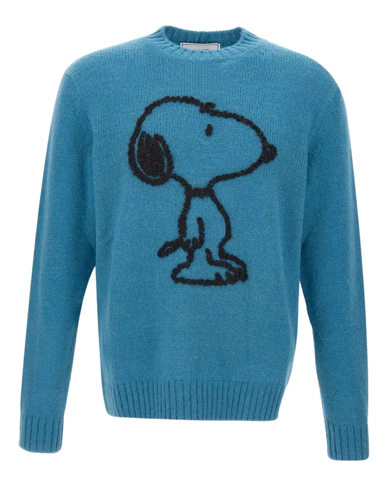 Iceberg Pullover mit Snoopy-Stickerei - Blau Blau