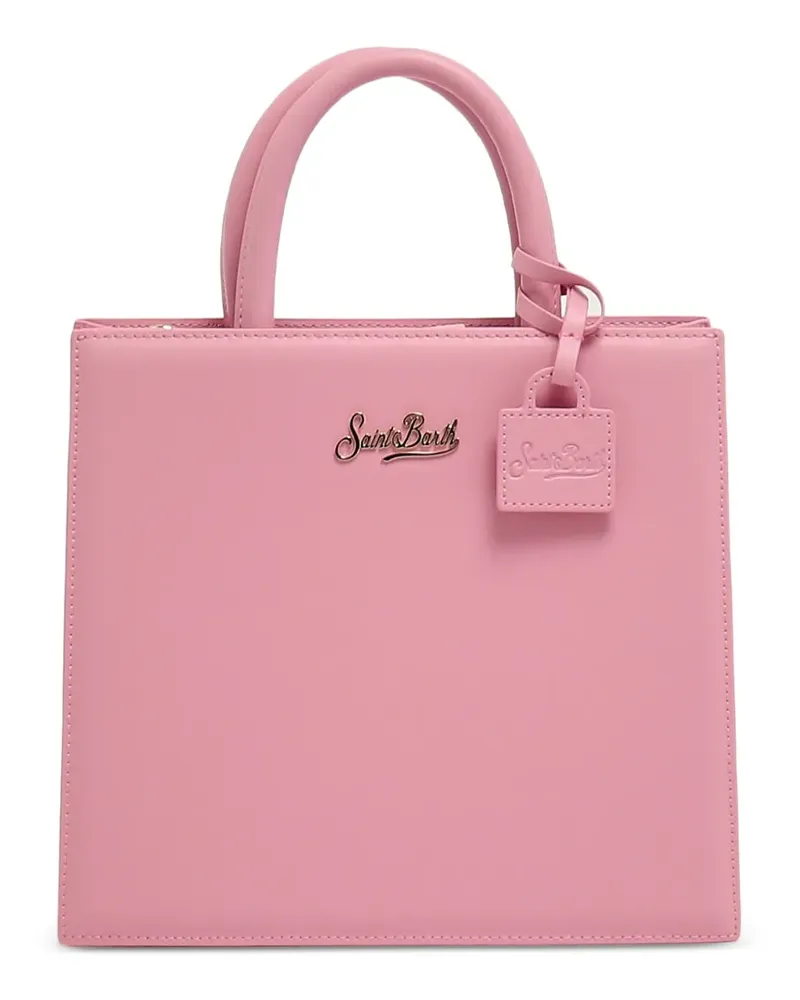 MC2 Saint Barth logo-plaque square tote bag - Rosa Rosa