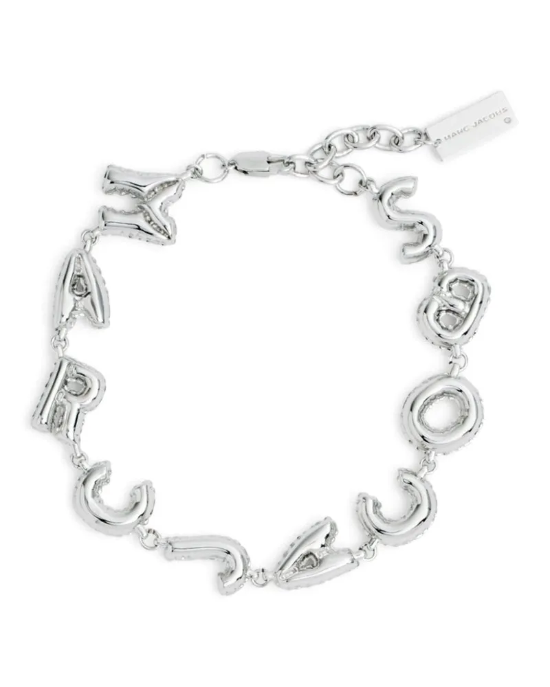 Marc Jacobs The Balloon Armband mit Logo - Silber Silber