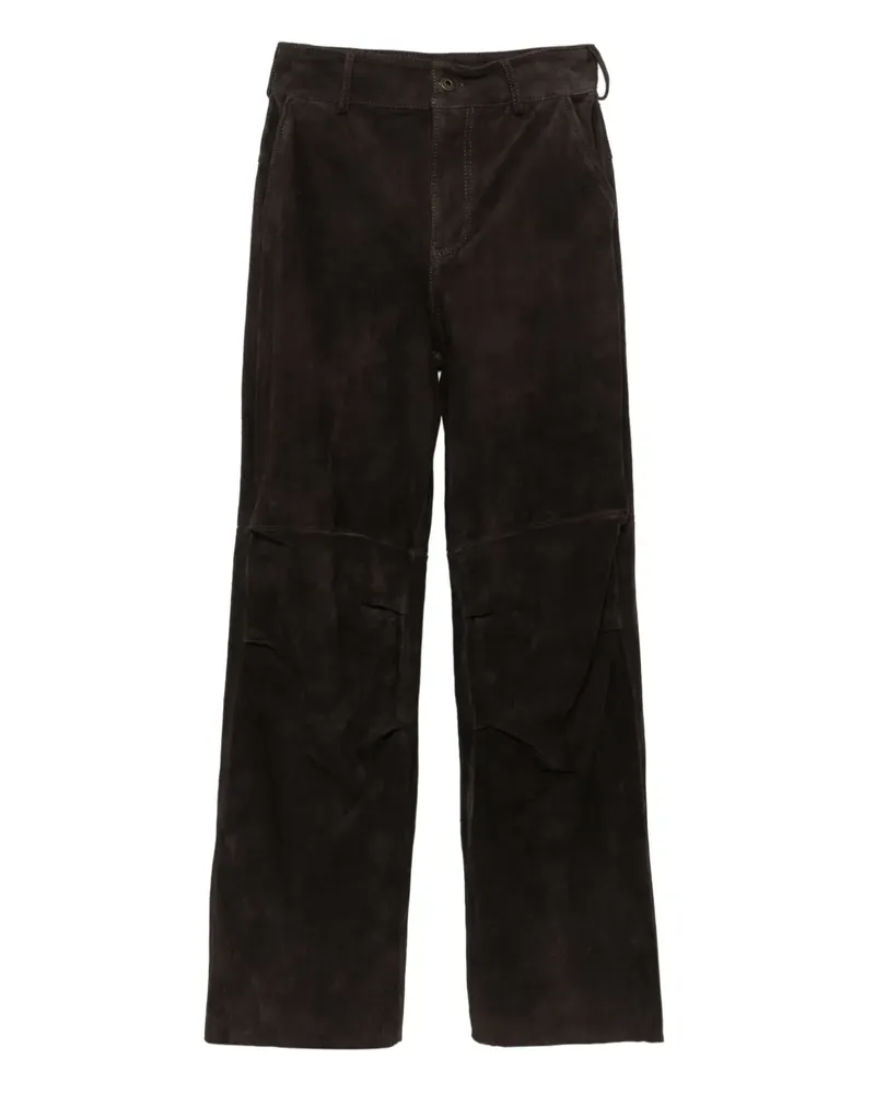 Salvatore Santoro Hose aus Wildleder - Braun Braun