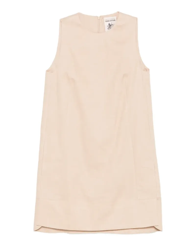Semicouture sleeveless mini dress - Nude Nude