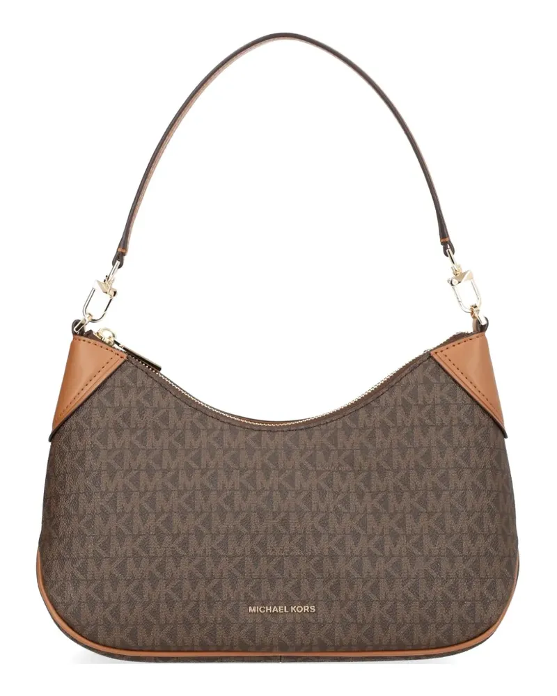 Michael Kors Wilma monogram shoulder bag - Braun Braun