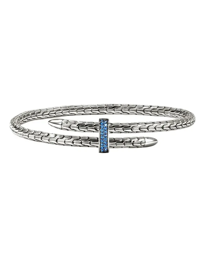 John Hardy Sterling silver sapphire bracelet - Silber Silber