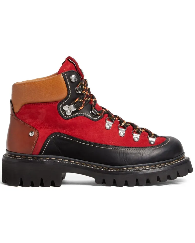 Dsquared2 Canadian Hiking Stiefel - Rot Rot