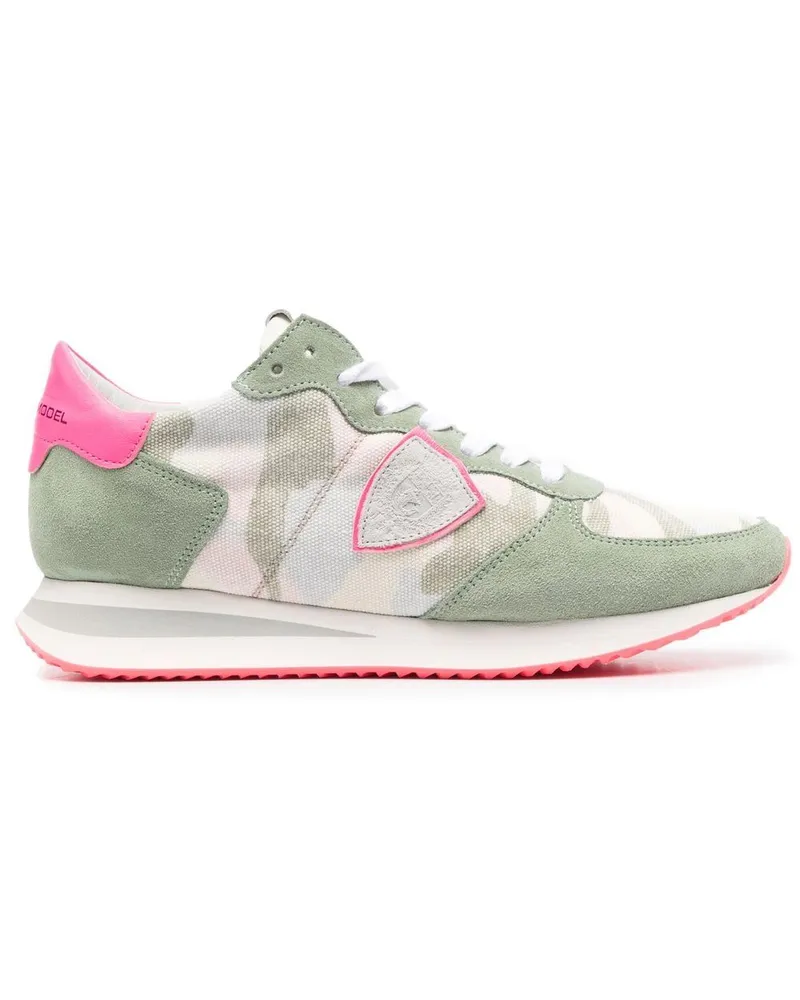 Philippe Model Sneakers mit Camouflagemuster - Grün Grün