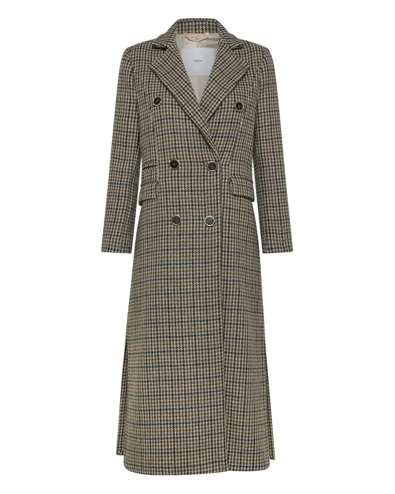 CRUNA Irina double-breasted coat - Braun Braun
