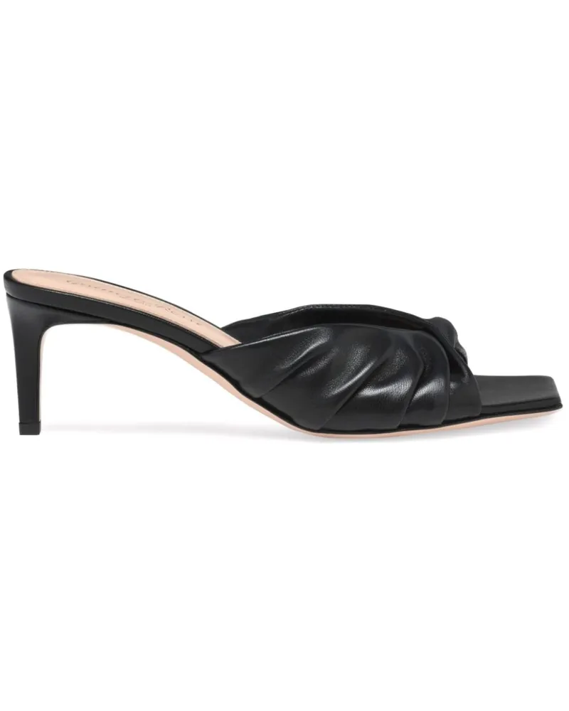 Gianvito Rossi Selene Mules 55mm - Schwarz Schwarz