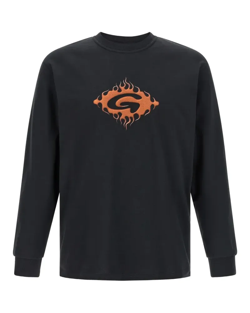 GRAMICCI T-Shirt mit Flammen-Print - Schwarz Schwarz