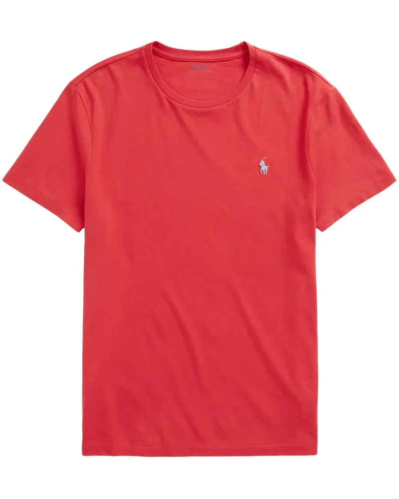 Ralph Lauren T-Shirt mit Polo Pony-Stickerei - Rot Rot