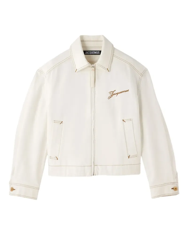 Jacquemus Jacke mit Stickerei - Weiß Weiß