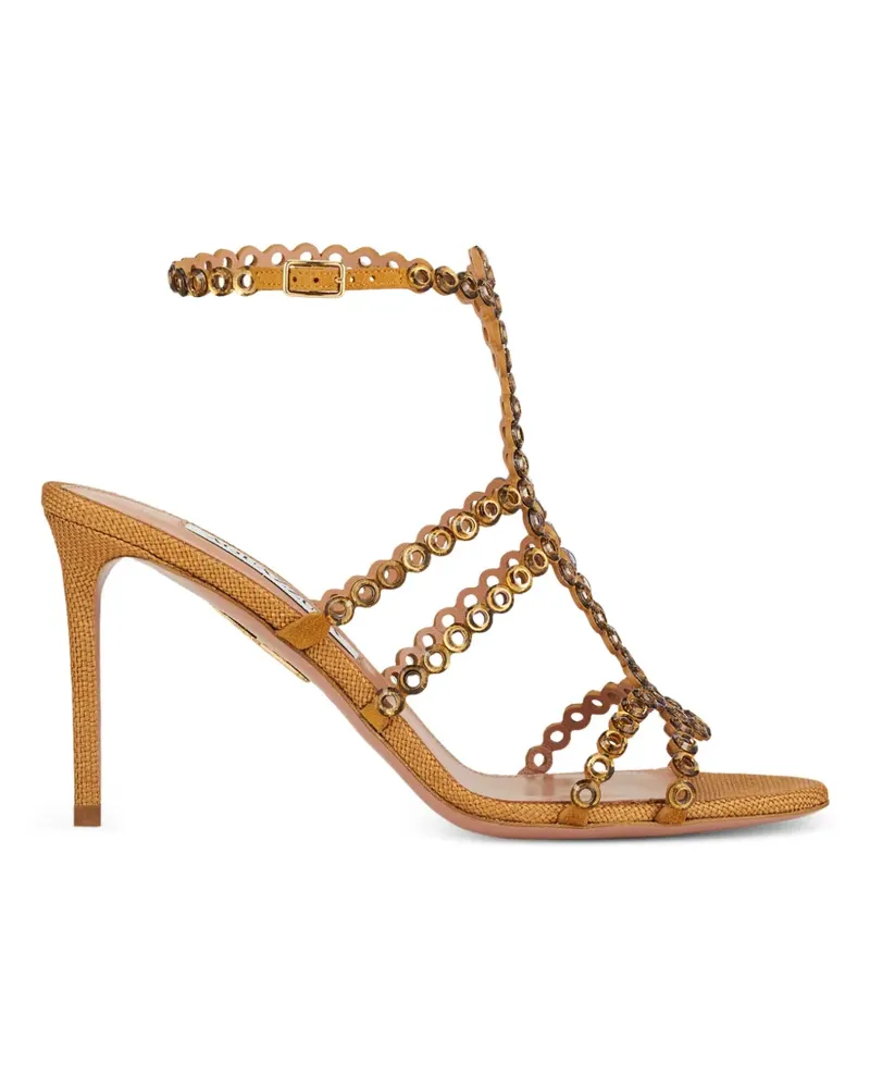 Aquazzura Mooncrush heeled sandals - Braun Braun