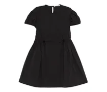 Kleid mit Puffärmeln - Schwarz