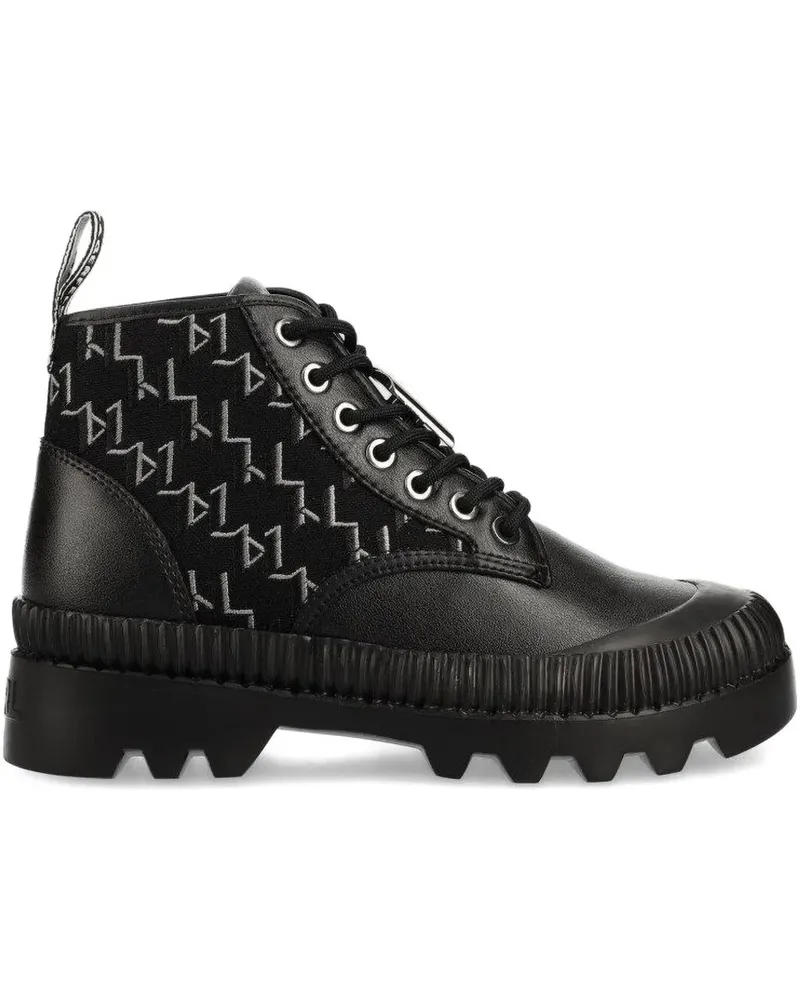 Karl Lagerfeld Trekka II Stiefel - Schwarz Schwarz