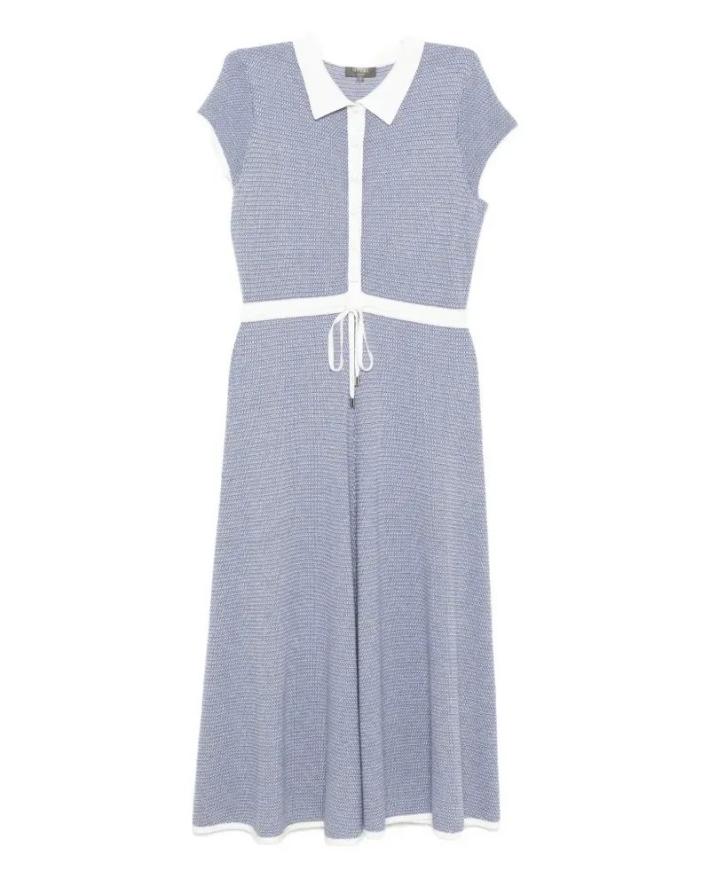N.Peal Dulcie Midikleid - Blau Blau