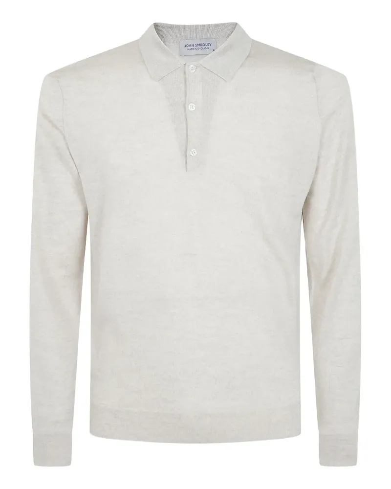 John Smedley Belper Poloshirt - Grau Grau