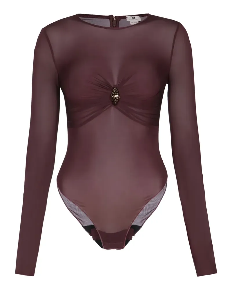 Elisabetta Franchi embellished-detail body - Violett Violett