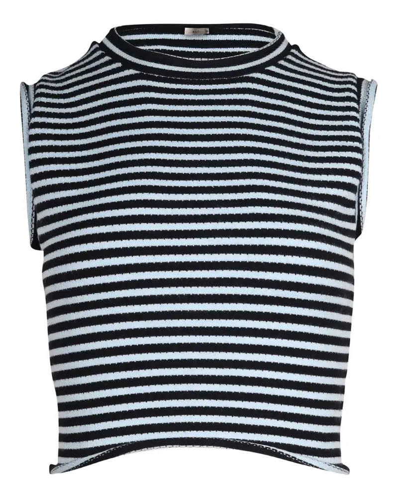 A.L.C. Dan striped top - Blau Blau
