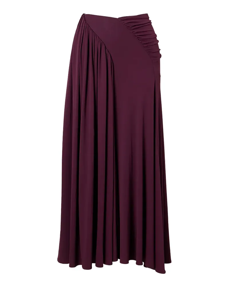 Paco Rabanne ruched draped skirt - Violett Violett