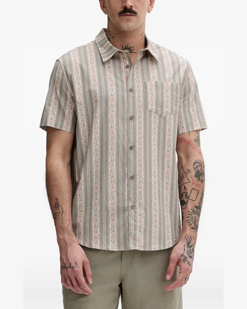 Hurley Hemd mit Blumenprint - Nude Nude