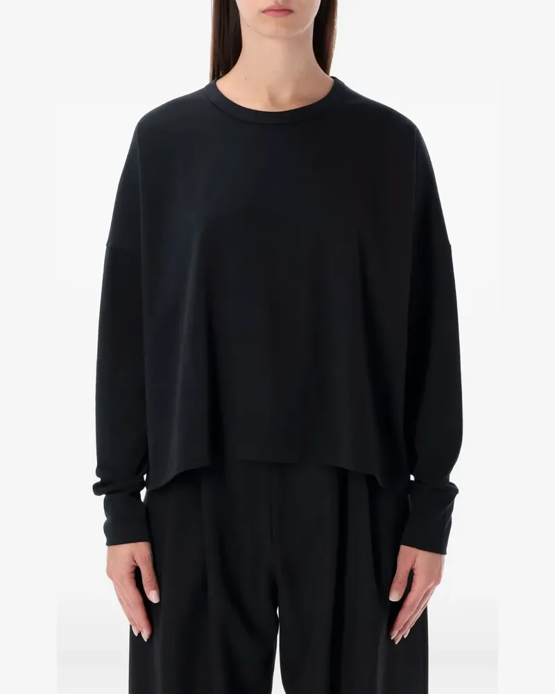 Studio Nicholson cotton sweatshirt - Schwarz Schwarz