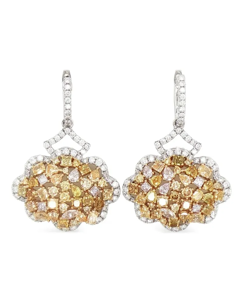 HYT Jewelry diamond drop earrings - Silber Silber