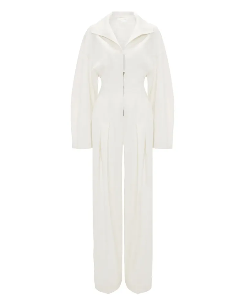 Victoria Beckham Jumpsuit mit Falten - Nude Nude
