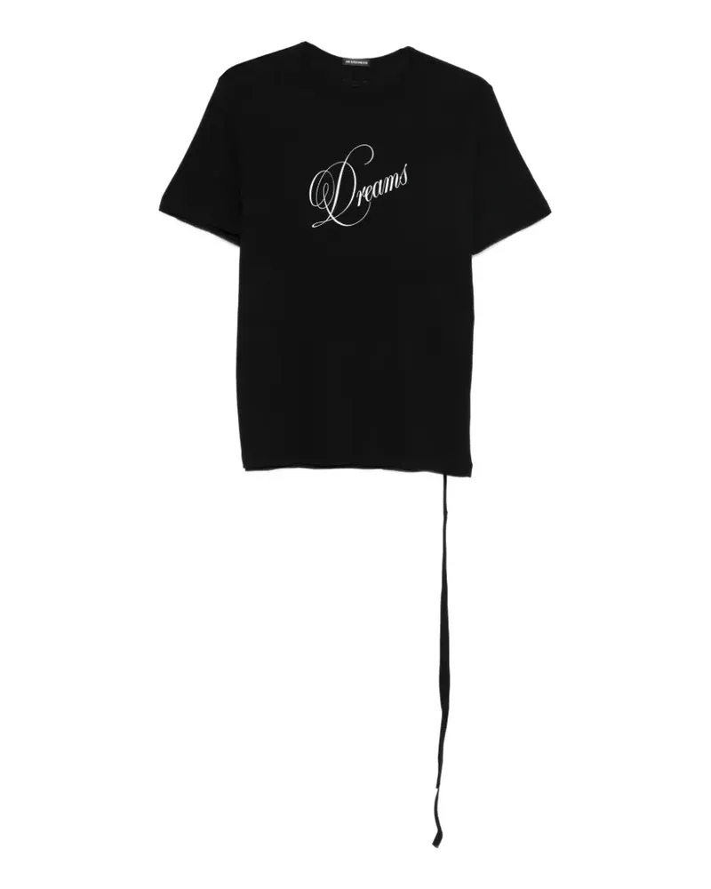 Ann Demeulemeester Baptist T-Shirt mit Print - Schwarz Schwarz