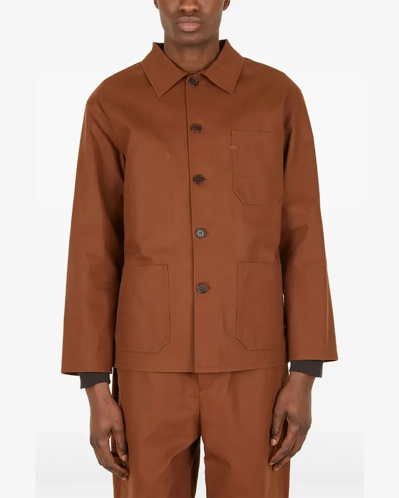 Meta Campania Collective Hemdjacke mit aufgesetzter Tasche - Braun Braun