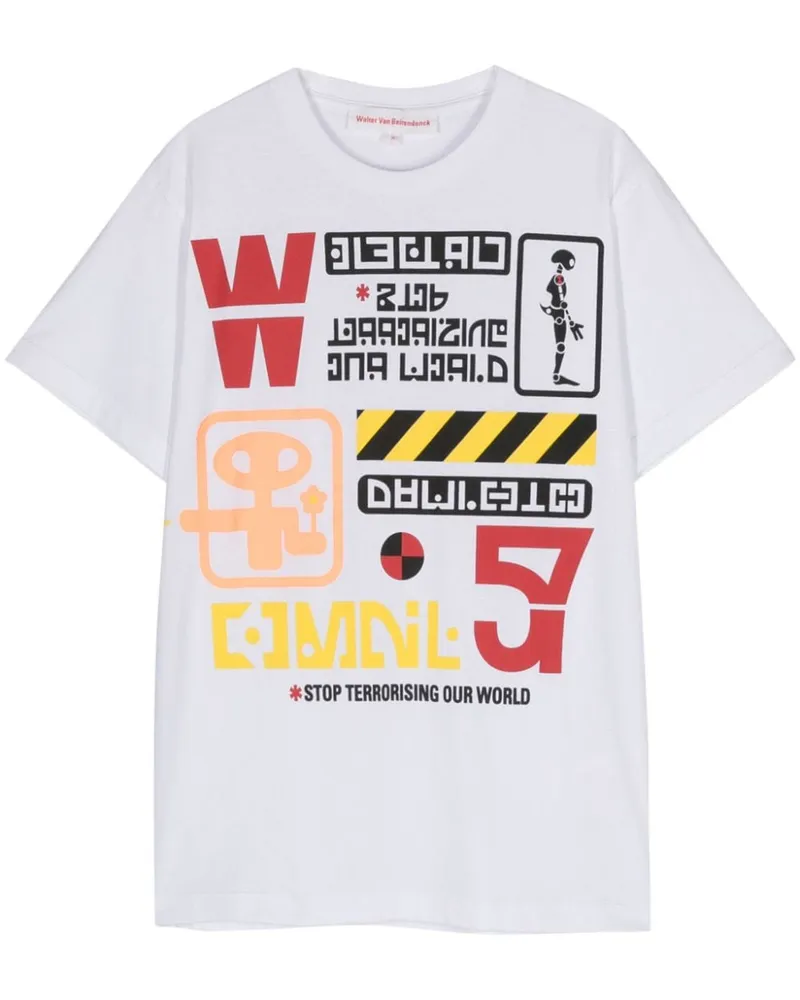 Walter van Beirendonck Electric-T T-Shirt Weiß