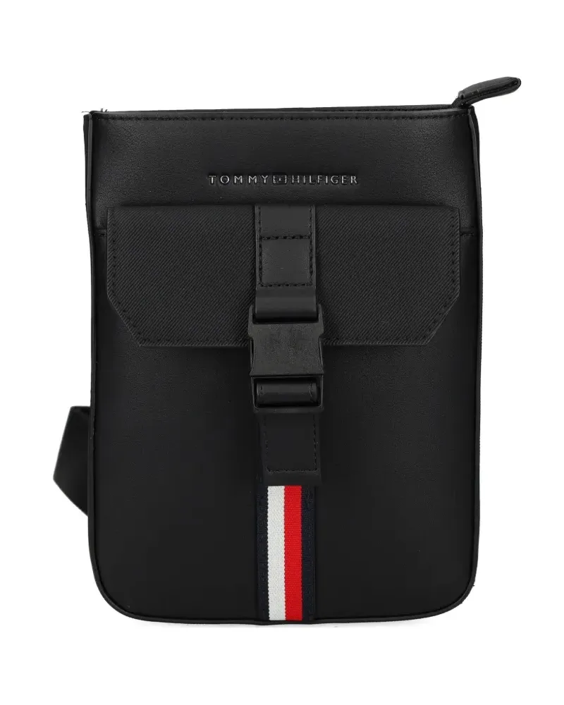 Tommy Hilfiger Kuriertasche mit Schnallenverschluss - Schwarz Schwarz