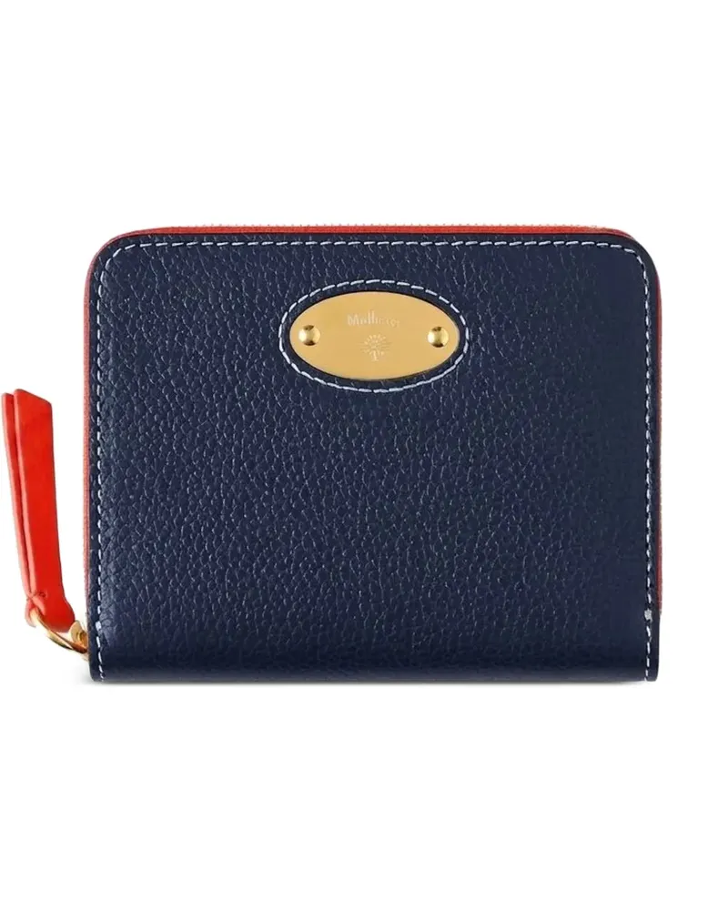 Mulberry Portemonnaie mit Logo-Schild - Blau Blau