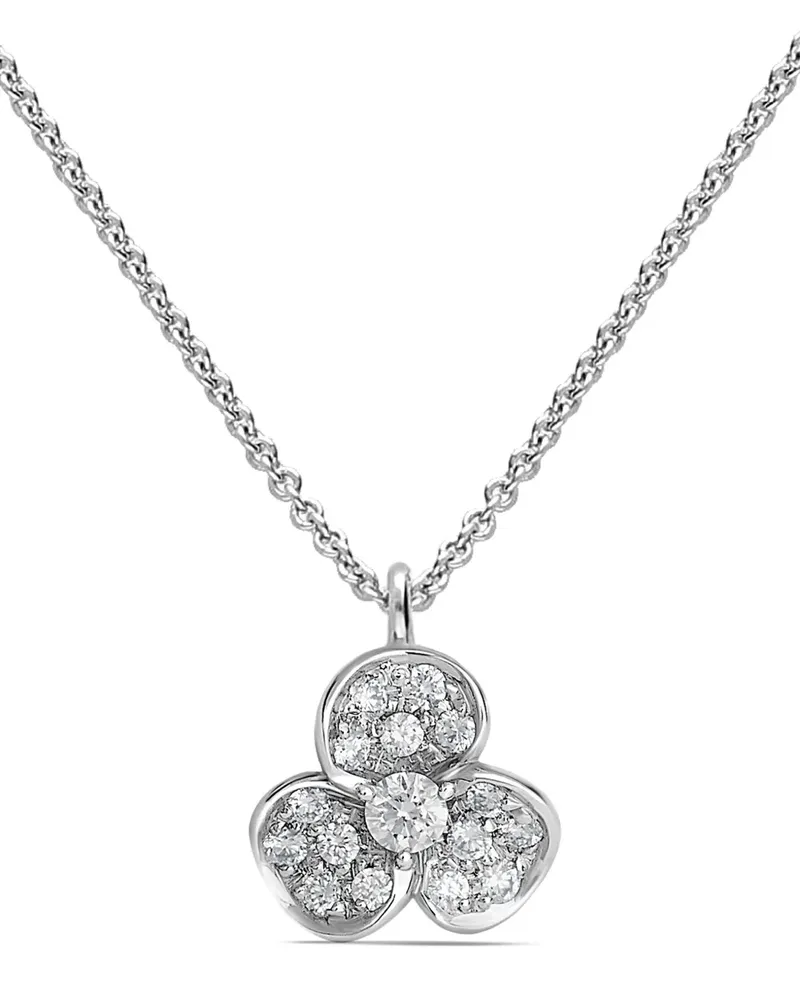 LEO PIZZO Halskette mit Bonbon-Anhänger - Silber Silber