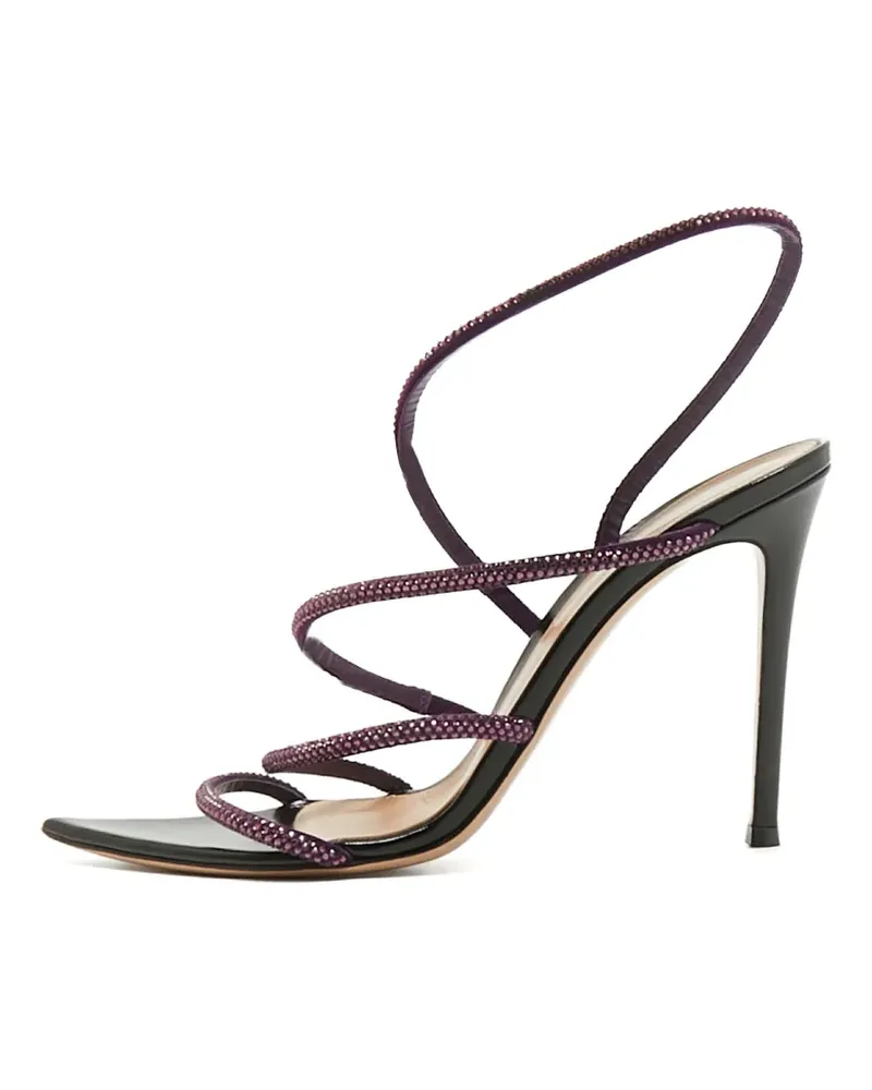 Gianvito Rossi Ettie Sandalen mit Kristallen - Violett Violett